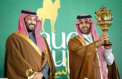 شرف الحريري يتوج بكأس السعودية لسباق الخيل